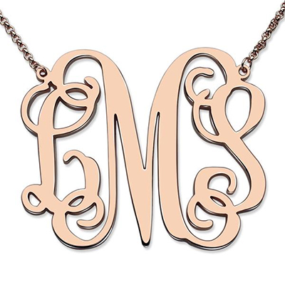 Designers initials necklace Designers initials necklace